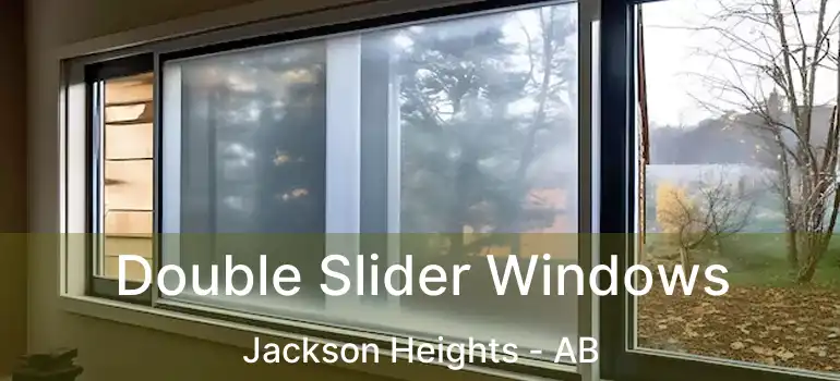 Double Slider Windows Jackson Heights - AB
