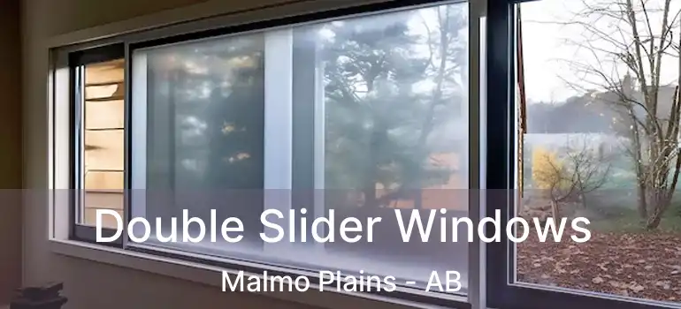  Double Slider Windows Malmo Plains - AB