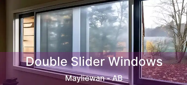  Double Slider Windows Mayliewan - AB