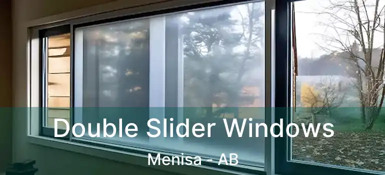  Double Slider Windows Menisa - AB