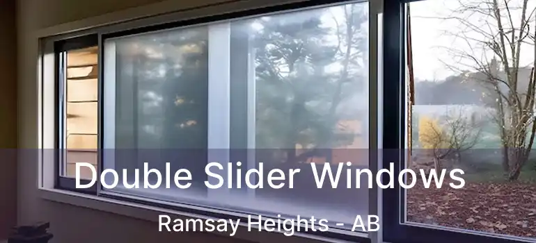  Double Slider Windows Ramsay Heights - AB