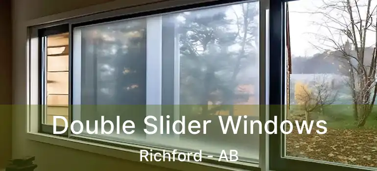  Double Slider Windows Richford - AB