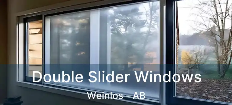  Double Slider Windows Weinlos - AB