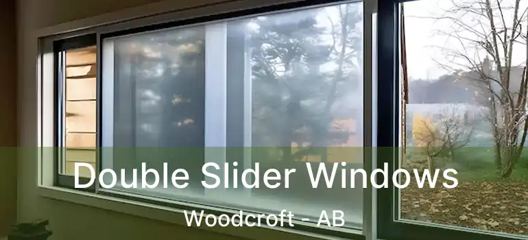  Double Slider Windows Woodcroft - AB
