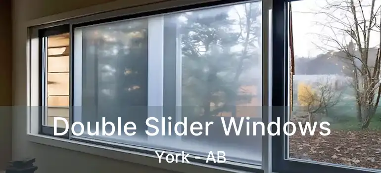  Double Slider Windows York - AB