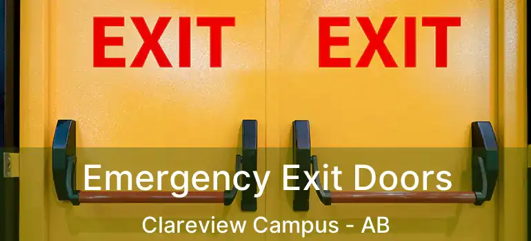  Emergency Exit Doors Clareview Campus - AB