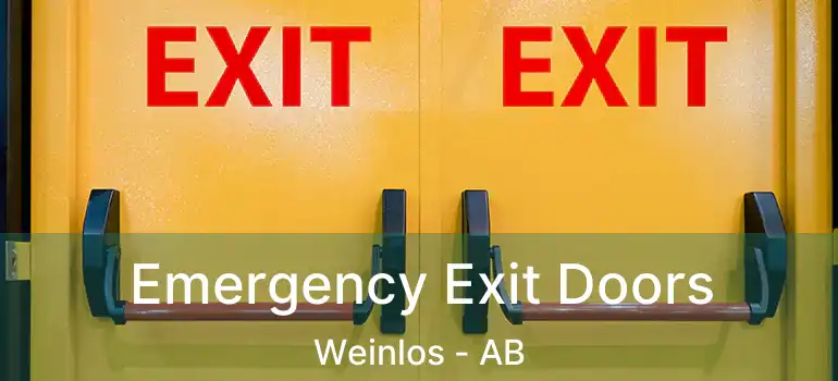  Emergency Exit Doors Weinlos - AB