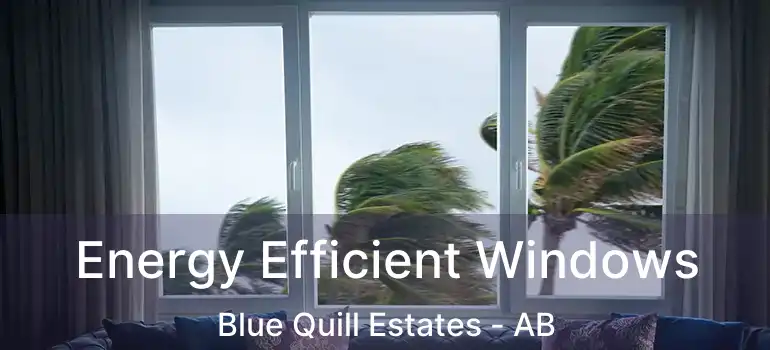  Energy Efficient Windows Blue Quill Estates - AB