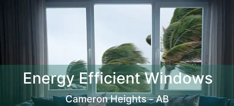  Energy Efficient Windows Cameron Heights - AB