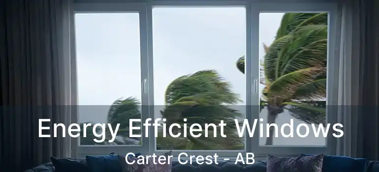  Energy Efficient Windows Carter Crest - AB