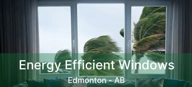  Energy Efficient Windows Edmonton - AB