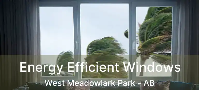  Energy Efficient Windows West Meadowlark Park - AB