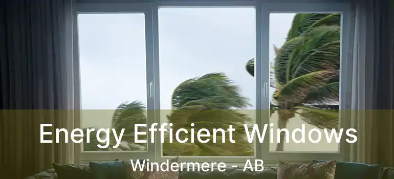  Energy Efficient Windows Windermere - AB