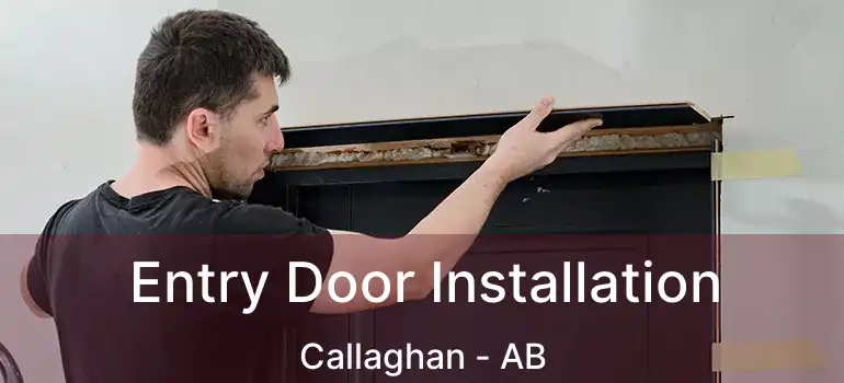  Entry Door Installation Callaghan - AB