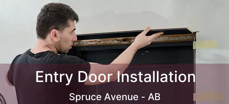  Entry Door Installation Spruce Avenue - AB