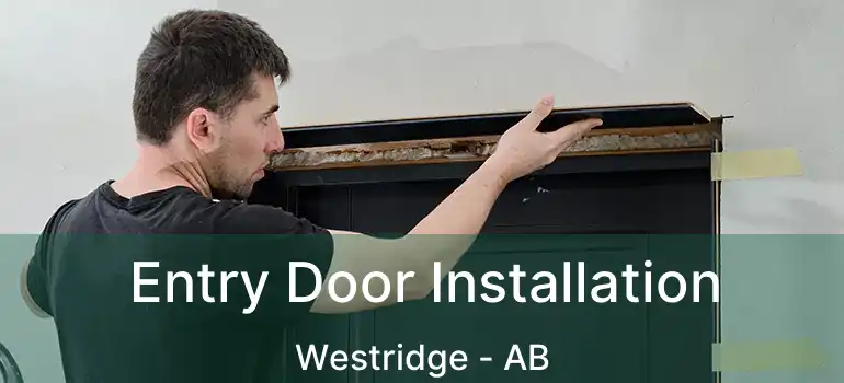  Entry Door Installation Westridge - AB