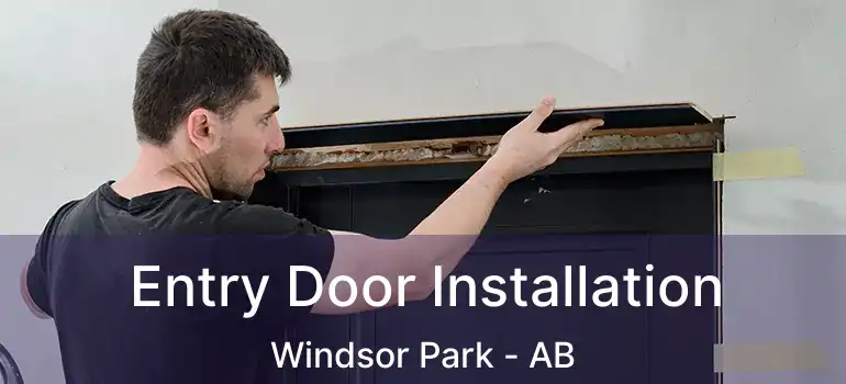 Entry Door Installation Windsor Park - AB