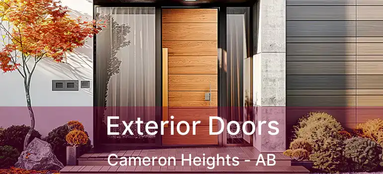 Exterior Doors Cameron Heights - AB