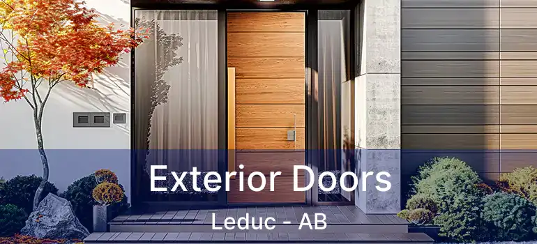  Exterior Doors Leduc - AB