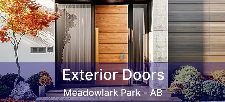  Exterior Doors Meadowlark Park - AB