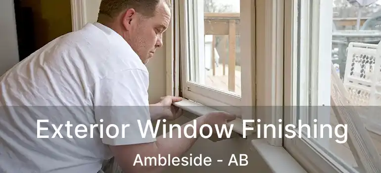  Exterior Window Finishing Ambleside - AB