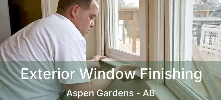  Exterior Window Finishing Aspen Gardens - AB