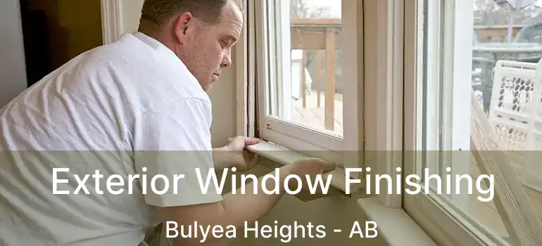  Exterior Window Finishing Bulyea Heights - AB