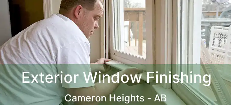  Exterior Window Finishing Cameron Heights - AB
