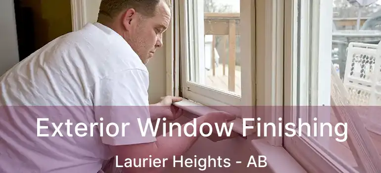  Exterior Window Finishing Laurier Heights - AB