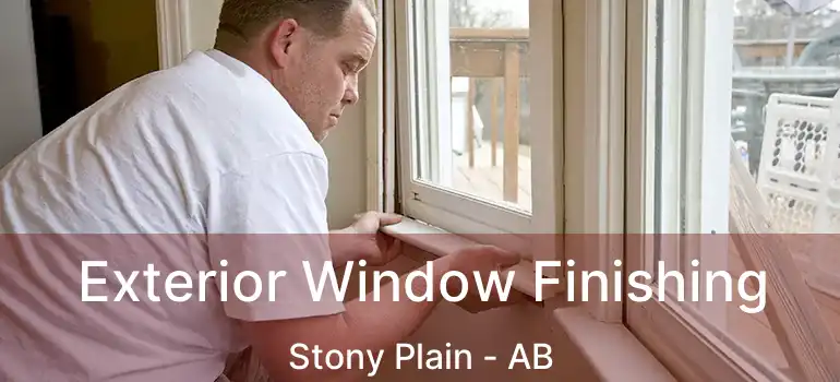  Exterior Window Finishing Stony Plain - AB