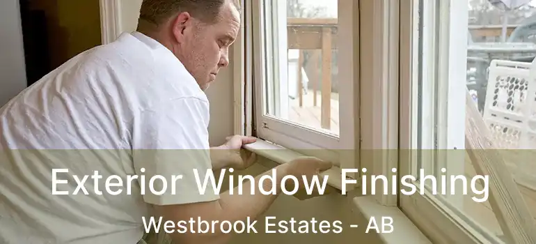  Exterior Window Finishing Westbrook Estates - AB
