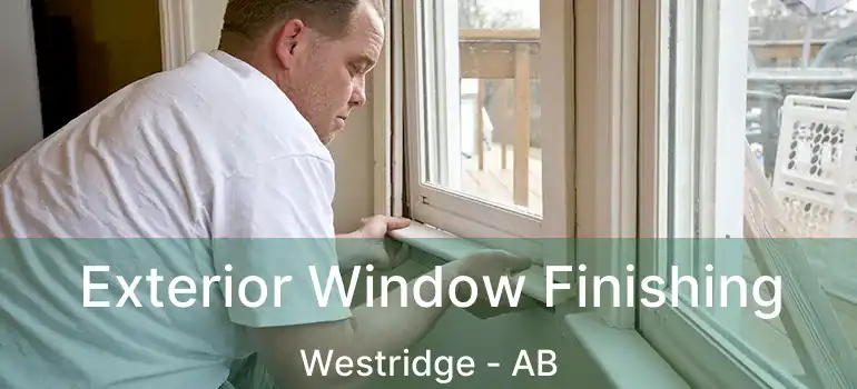  Exterior Window Finishing Westridge - AB