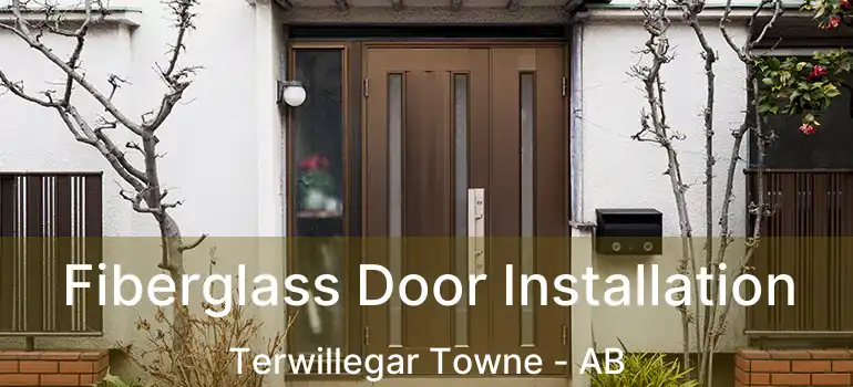  Fiberglass Door Installation Terwillegar Towne - AB