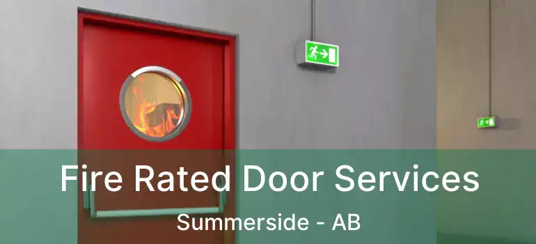  Fire Rated Door Services Summerside - AB