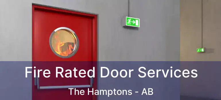  Fire Rated Door Services The Hamptons - AB