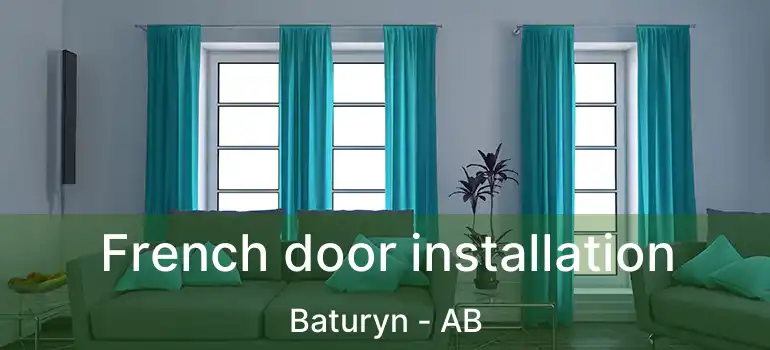  French door installation Baturyn - AB