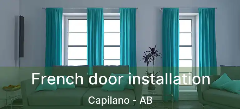  French door installation Capilano - AB