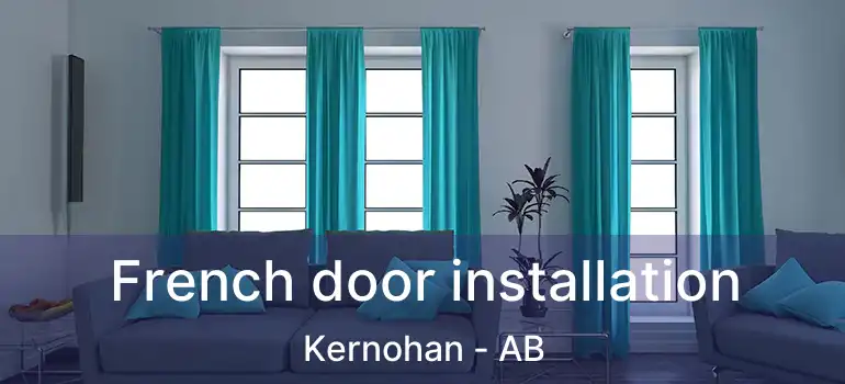  French door installation Kernohan - AB