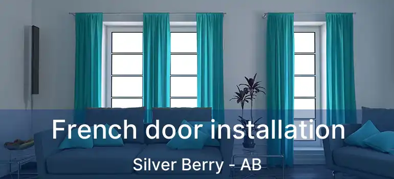  French door installation Silver Berry - AB