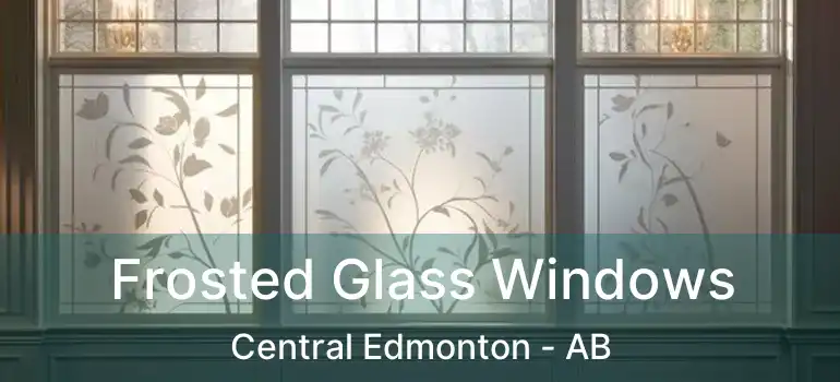  Frosted Glass Windows Central Edmonton - AB