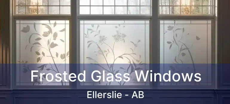  Frosted Glass Windows Ellerslie - AB