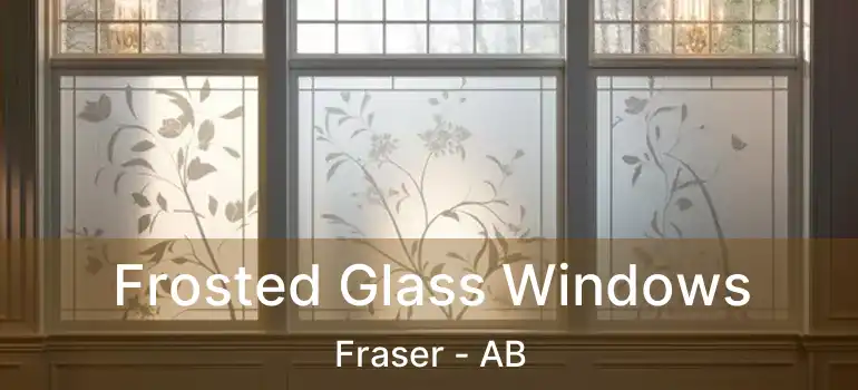  Frosted Glass Windows Fraser - AB