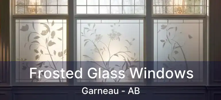  Frosted Glass Windows Garneau - AB