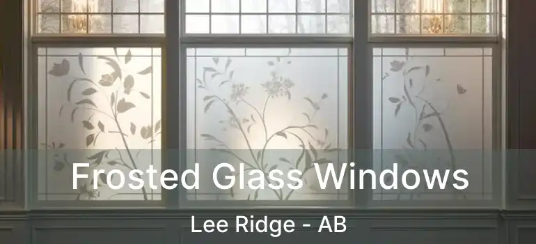  Frosted Glass Windows Lee Ridge - AB