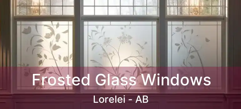  Frosted Glass Windows Lorelei - AB