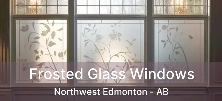  Frosted Glass Windows Northwest Edmonton - AB