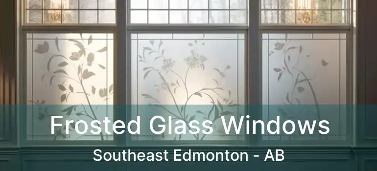  Frosted Glass Windows Southeast Edmonton - AB