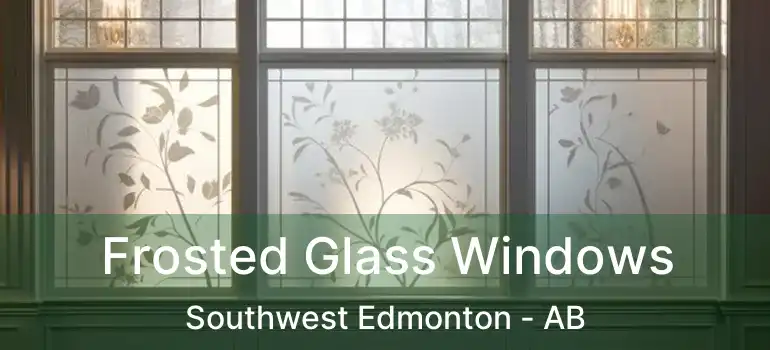  Frosted Glass Windows Southwest Edmonton - AB