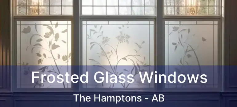  Frosted Glass Windows The Hamptons - AB