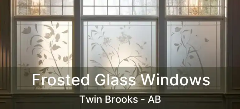  Frosted Glass Windows Twin Brooks - AB